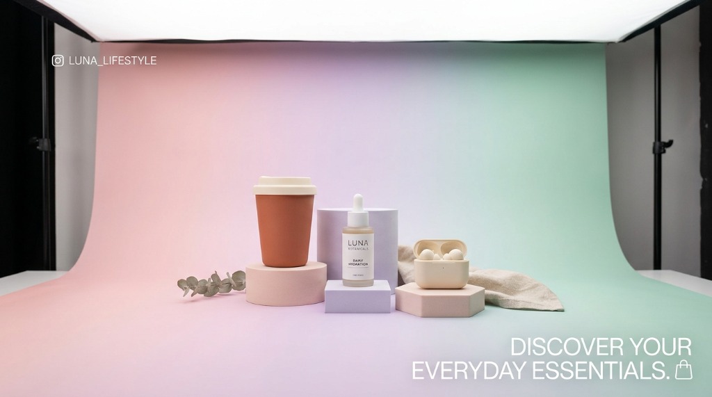 Clean Studio Pastel Gradient