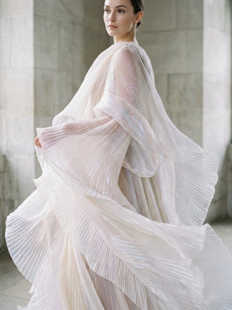 Sheer Silk Organza & Fluid Drapes